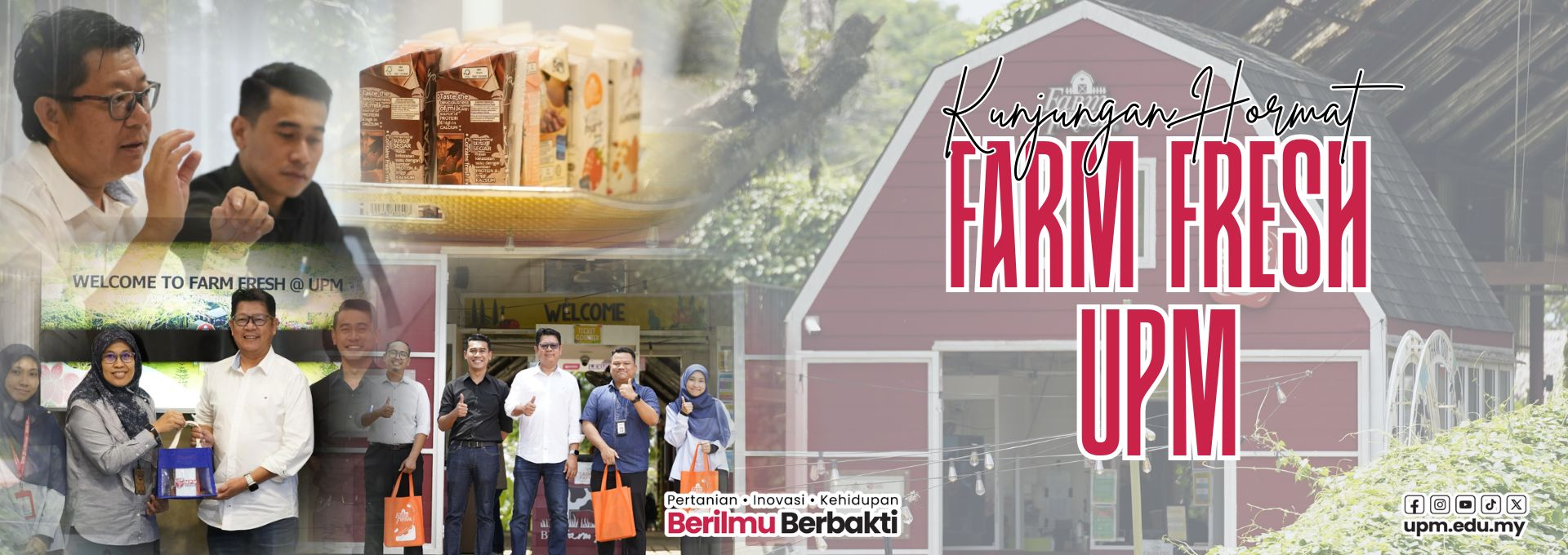 KUNJUNGAN HORMAT KE FARM FRESH @ UPM